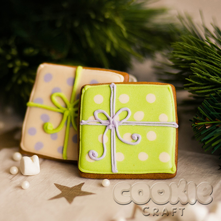 Набор пряников "Подарки от Деда Мороза" - магазин CookieCraft