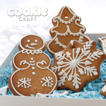 Набор пряников "Зимние очертания" - магазин CookieCraft