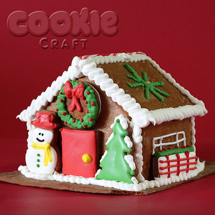 Пряничный домик "Рождественский" - магазин CookieCraft