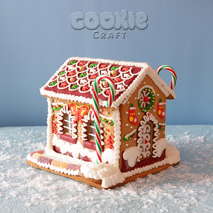 Пряничный домик "Яркий Новый год" - магазин CookieCraft