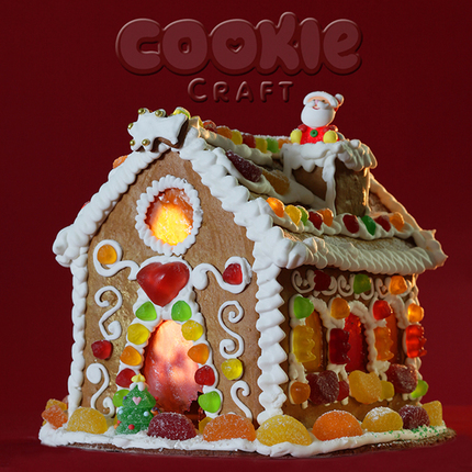 Пряничный домик "Конфетно-карамельный" - магазин CookieCraft