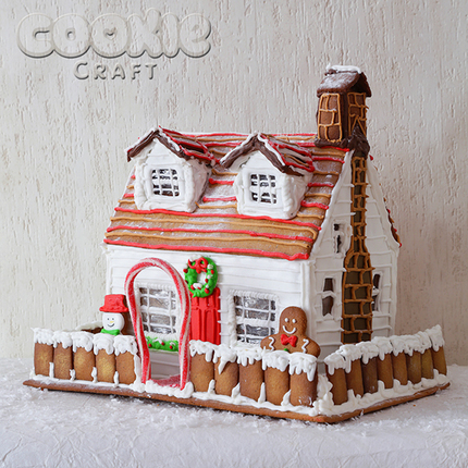 Пряничный коттедж "American style с подсветкой" - магазин CookieCraft