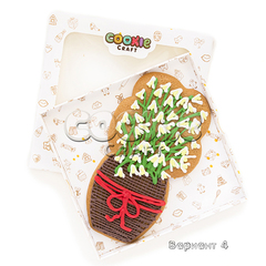 Подарочный пряник "Подснежники" - магазин CookieCraft