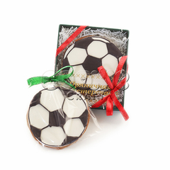 Подарочный пряник "Футбольный мяч" - магазин CookieCraft