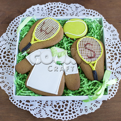 Набор пряников "Большой теннис" - магазин CookieCraft