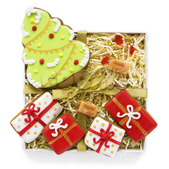 Набор пряников "Ёлка с подарками" - магазин CookieCraft