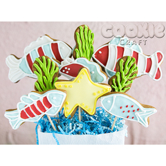 Букет пряников "Коралловый риф" - магазин CookieCraft