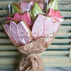 Букет пряников "Тюльпаны" - магазин CookieCraft