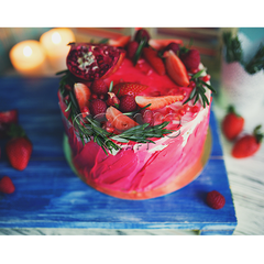 Торт со свежими ягодами "Летний сад" - магазин CookieCraft