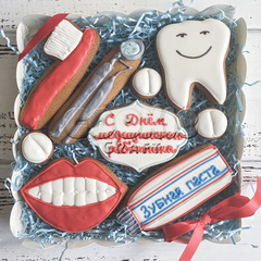 Набор пряников "Для стоматолога"  - магазин CookieCraft