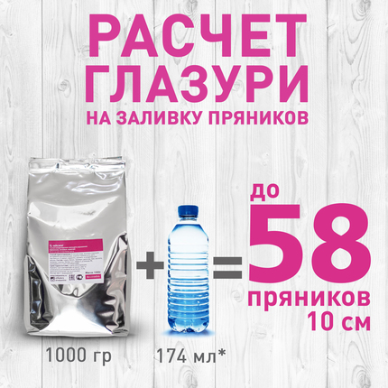 Айсинг для пряников 0,5 кг  (сухая смесь для приготовления) - магазин CookieCraft