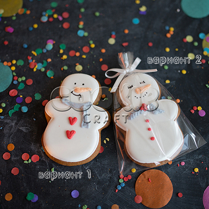 Пряник "Снеговик"  - магазин CookieCraft