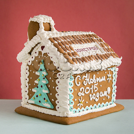 Пряничный домик с логотипом, категория ВИП - магазин CookieCraft
