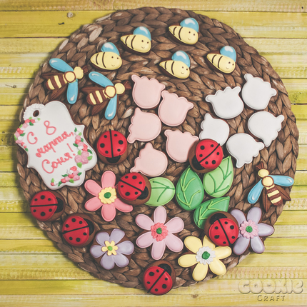 Набор пряников “Цветочное поле” - магазин CookieCraft