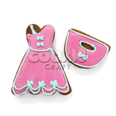Комплект пряников "Платье и сумочка" - магазин CookieCraft