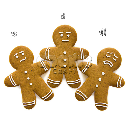 Пряничный человечек эмоциональный - магазин CookieCraft