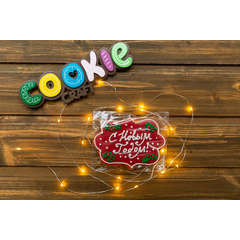 Пряник "Новогодняя открытка" - магазин CookieCraft