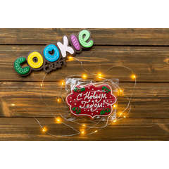 Пряник "Новогодняя открытка" - магазин CookieCraft