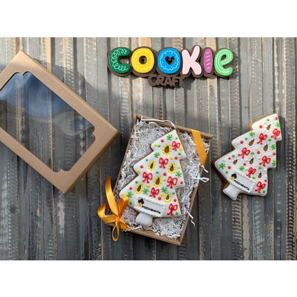 Пряник "Елочка нарядная" - магазин CookieCraft