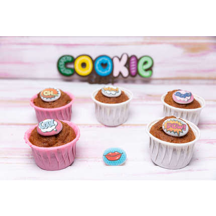 Капкейк с логотипом - магазин CookieCraft
