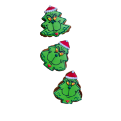Пряник имбирный - елочка "Гринч, похититель рождества" - магазин CookieCraft