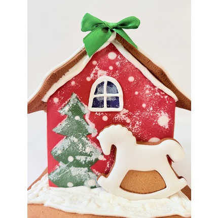 Пряничный домик с лошадкой - магазин CookieCraft