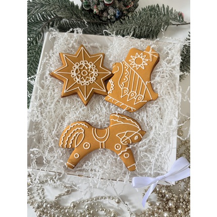 Набор имбирных пряников "Ладья" - магазин CookieCraft