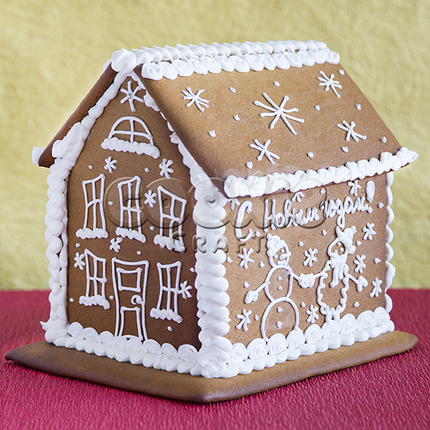 Пряничный домик "Снег кружится" - магазин CookieCraft