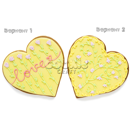 Пряник "Весеннее сердце " - магазин CookieCraft