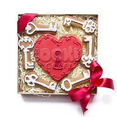 Набор пряников "Ключ от сердца" - магазин CookieCraft