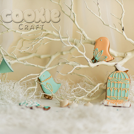 Пряник "Свадебная птичка" - магазин CookieCraft