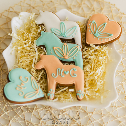 Пряник "Свадебная лошадка" - магазин CookieCraft