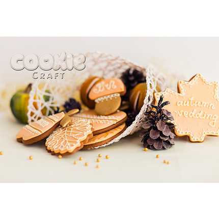 Набор пряников "Свадебный листопад" - магазин CookieCraft