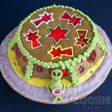 3D пряник "Привет, Земляне!" - магазин CookieCraft