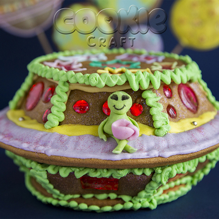 3D пряник "Привет, Земляне!" - магазин CookieCraft