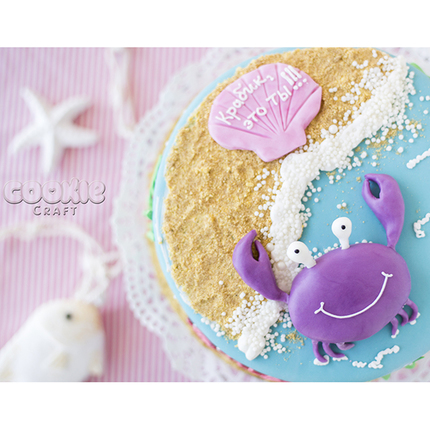 Торт на заказ "Крабик" - магазин CookieCraft