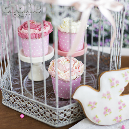 Набор капкейков "Розочки", 12 шт - магазин CookieCraft