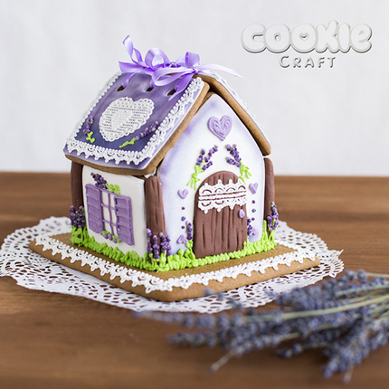 Пряничный домик "Лавандовый" - магазин CookieCraft