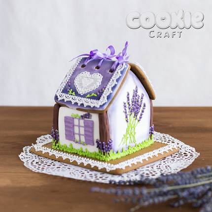 Пряничный домик "Лавандовый" - магазин CookieCraft