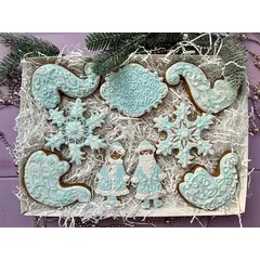 Набор имбирных пряников "Сказочного нового года" - магазин CookieCraft