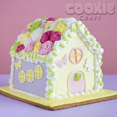 Пряничный домик с цветочной крышей - магазин CookieCraft