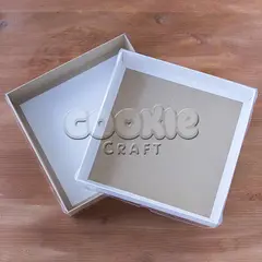 Коробка для пряников с прозрачной крышкой, 22 см. - магазин CookieCraft