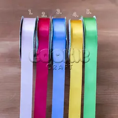 Лента атласная широкая в ассортименте, 1 м. - магазин CookieCraft