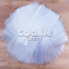 Прозрачный пакетик для упаковки пряников (комплект 100 шт.) - магазин CookieCraft