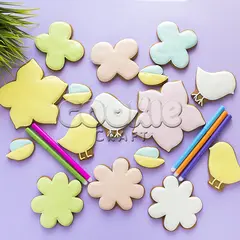 Набор пряников для творчества "Разукрась весну" - магазин CookieCraft