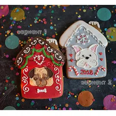 Пряник "Новогодняя будка"  - магазин CookieCraft