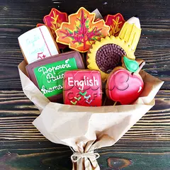 Букет для учителя иностранного языка - магазин CookieCraft