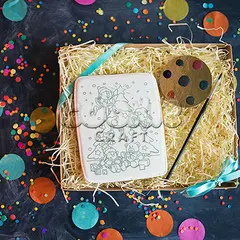 Пряничная новогодняя раскраска "Елочка" - магазин CookieCraft