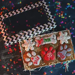 Набор пряников "Дай, друг, на счастье лапу" - магазин CookieCraft