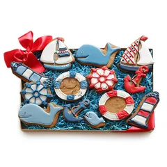 Набор пряников "Глубокое синее море"